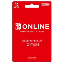 Abonnement Nintendo Switch Online - 12 mois