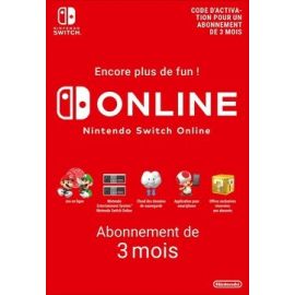 Abonnement Nintendo Switch Online - 3 mois