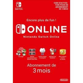 Abonnement Nintendo Switch Online - 3 mois 